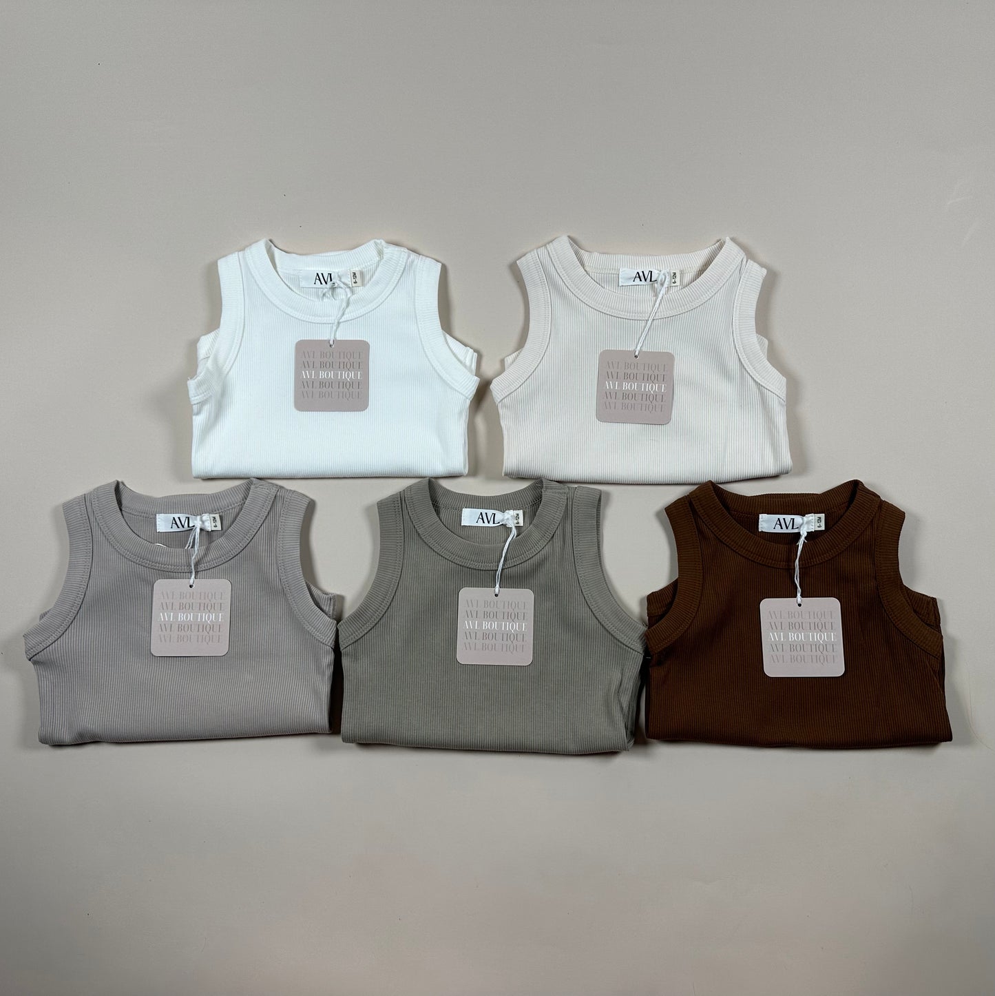 Ribbed Tank Onesie