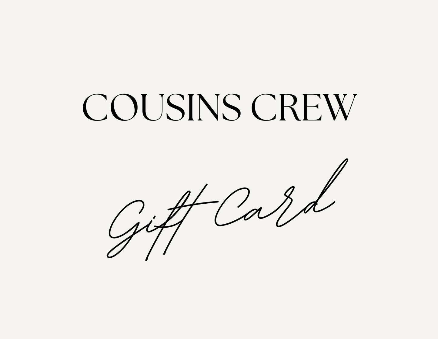 Gift Card