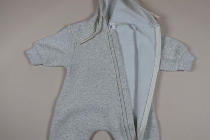 Double Zipper Hooded Jumpsuit