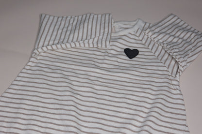 Stripe Heart Bodysuit