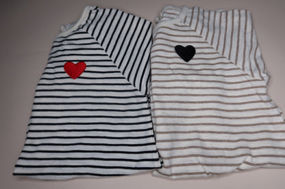 Stripe Heart Bodysuit