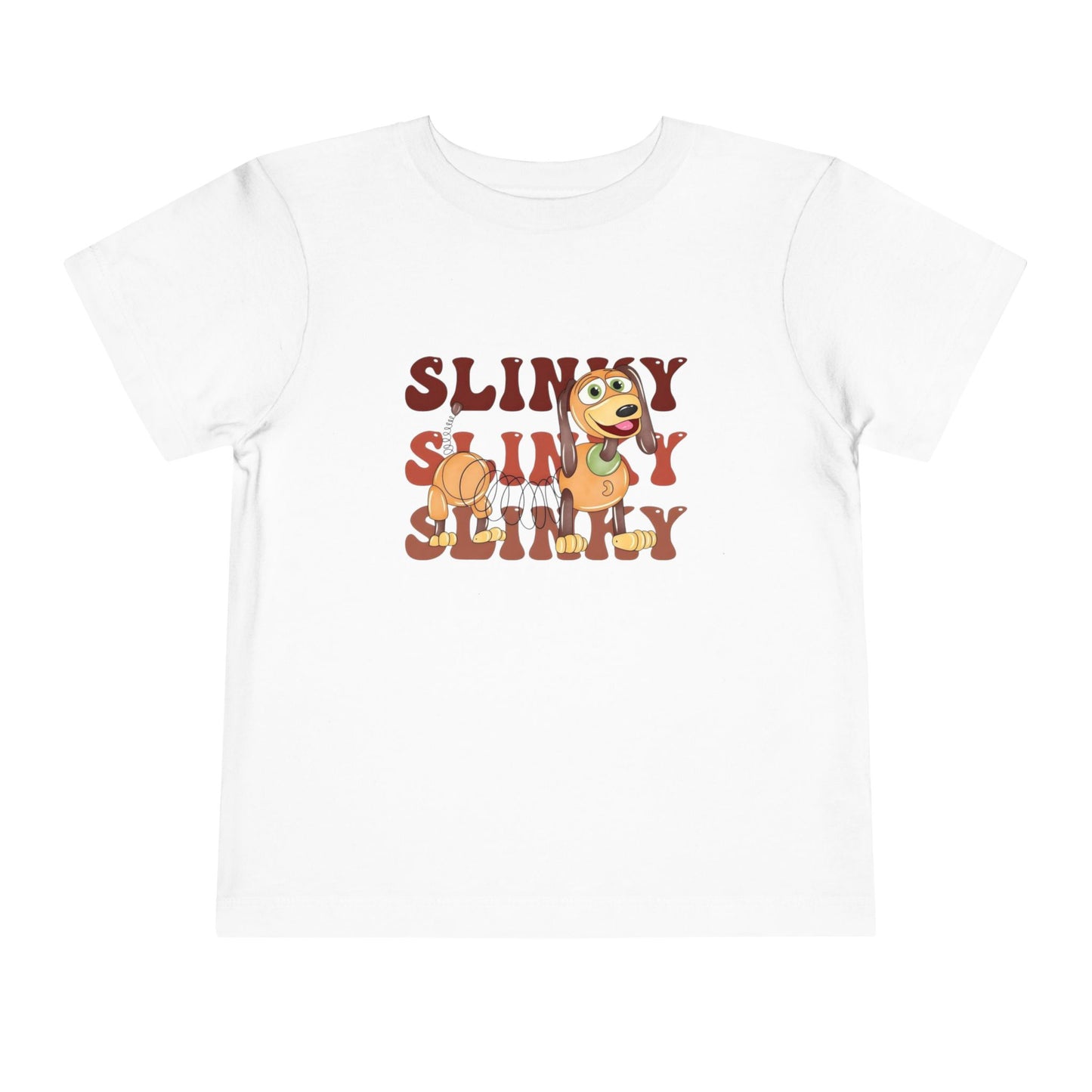Slinky Toddler T-Shirt — Cute Retro 'Slinky Slinky Slinky' Graphic Tee