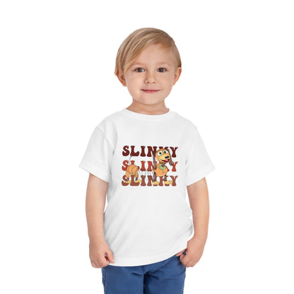 Slinky Toddler T-Shirt — Cute Retro 'Slinky Slinky Slinky' Graphic Tee