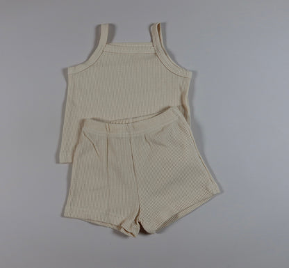 Waffle Tank & Shorts Set