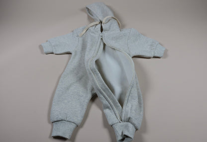 Double Zipper Hooded Jumpsuit