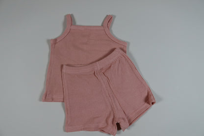 Waffle Tank & Shorts Set
