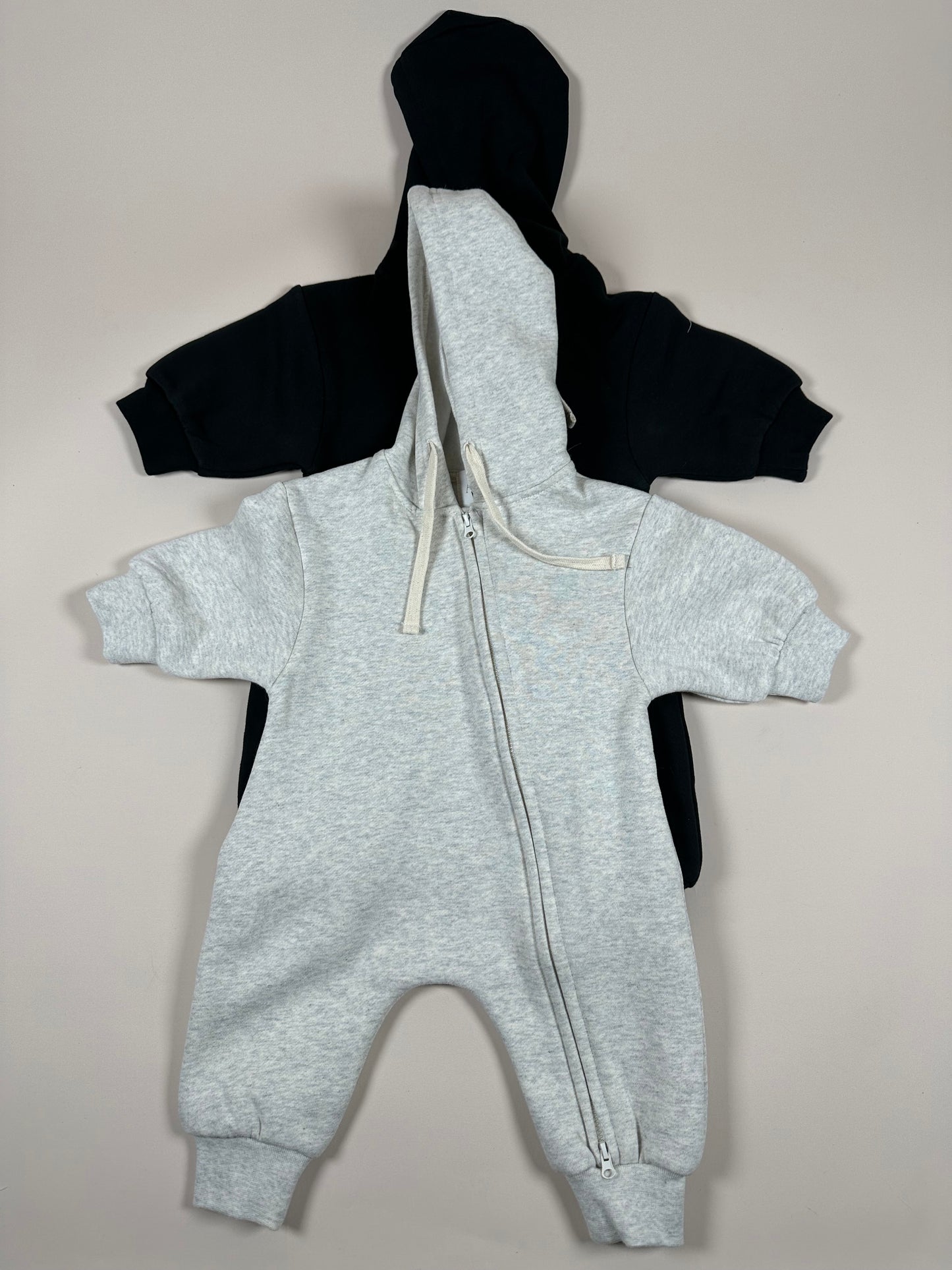 Double Zipper Hooded Jumpsuit