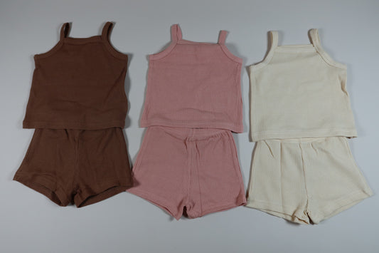 Waffle Tank & Shorts Set