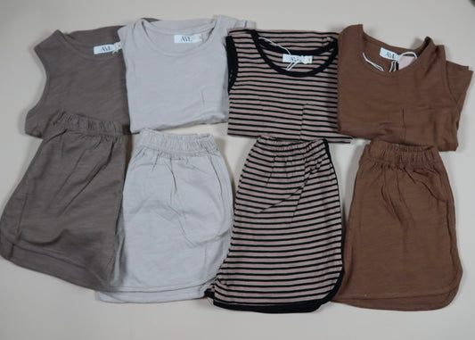Pocket Tank & Shorts Set