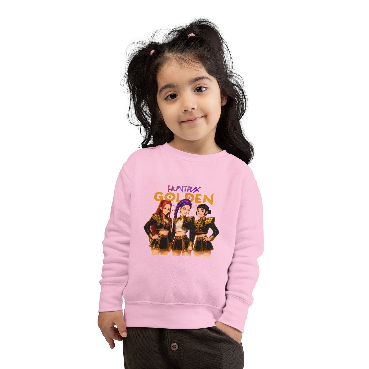 K-Pop Demon Hunters Toddler Sweatshirt — Cute Anime-Inspired Kids Pullover