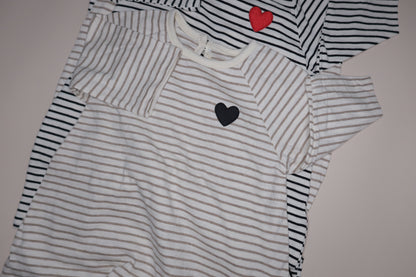 Stripe Heart Bodysuit