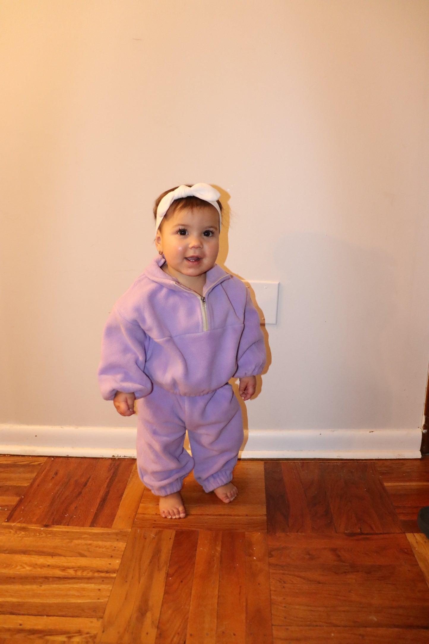 Super Soft Half Zip Fleece Sweat Set