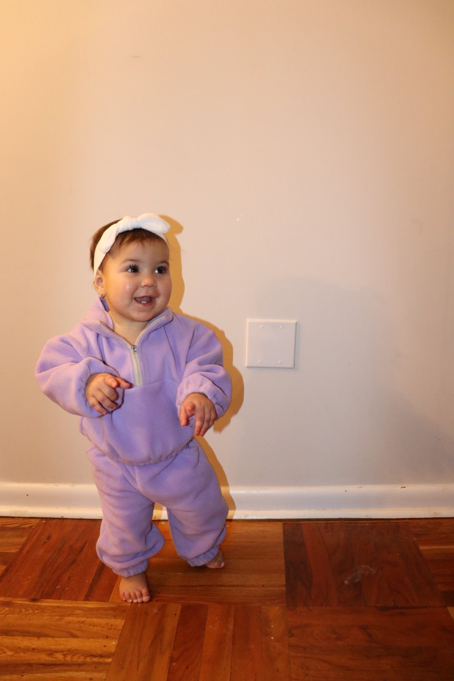 Super Soft Half Zip Fleece Sweat Set