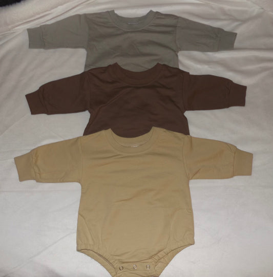 Plain Bubble Romper