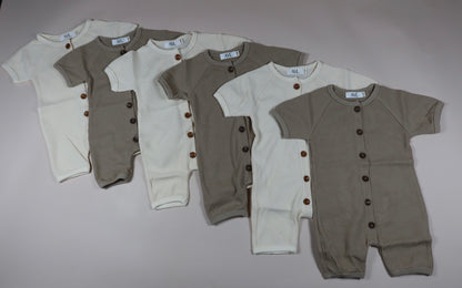 Waffle Button Jumpsuit