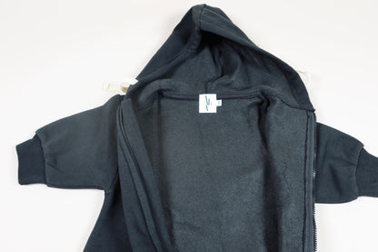 Double Zipper Hooded Jumpsuit