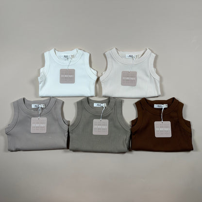 Ribbed Tank Onesie
